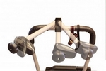 Адаптер 3D для фиксации 3-го велосипеда графитовый Peruzzo Перевозка багажа Велосипедные крепления