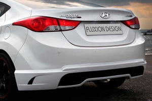 Аэродинамический обвес Fluxion &amp; Bliss - задняя накладка Hyundai Elantra 2010-2015 ― Auto-Clover