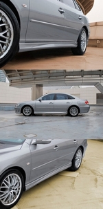 Аэродинамический обвес Ixion - боковые накладки Hyundai Grandeur TG 2005-2011