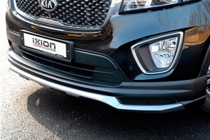 Аэродинамический обвес Ixion - передняя накладка KIA Sorento Prime 2015-2019 ― Auto-Clover