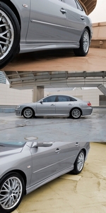 Аэродинамический обвес M&amp;S - боковые накладки Hyundai Grandeur TG 2005-2011