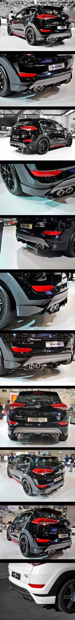 Аэродинамический обвес M&amp;S - задняя накладка Hyundai Tucson 2015-2019