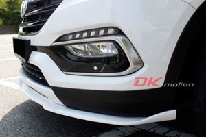 Аэродинамический обвес передняя накладка DKmotion Hyundai Santa Fe 2012-2018 ― Auto-Clover