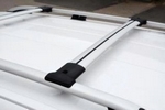 Багажные поперечины для неинтегрированных рейлингов серебристые 120 см. Diamond Can Auto Перевозка багажа 