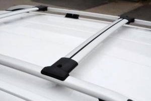 Багажные поперечины для оригинальных рейлингов серебристые Can Otomotiv Suzuki Jimny 1998-2013 ― Auto-Clover
