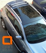 Багажные поперечины для рейлингов серебристые Can Otomotiv Volkswagen Touareg I 2002-2009