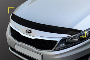 Дефлектор на капот акриловый Kyoungdong KIA Optima 2010-2015 ― Auto-Clover
