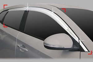 Дефлекторы на окна хромированные (4 элемента) Autoclover Hyundai Tucson 2015-2019 ― Auto-Clover
