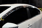 Дефлекторы на окна хромированные (4 элемента) Kyoungdong KIA Cerato 2013-2018