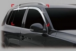 Дефлекторы на окна хромированные Autoclover Volkswagen Tiguan I 2008-2016