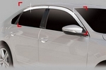 Дефлекторы на окна хромированные Autoclover Volkswagen Passat B7 2010-2015