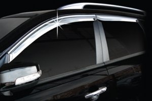 Дефлекторы на окна хромированные Autoclover KIA Sorento 2009-2012 ― Auto-Clover
