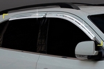Дефлекторы на окна хромированные Kyoungdong Hyundai ix55 2007-2014