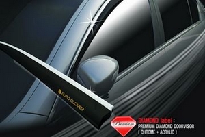 Дефлекторы на окна с хромированным молдингом (6 элементов) Autoclover Honda CR-V IV 2012-2016 ― Auto-Clover