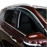 Дефлекторы на окна с хромированным стальным молдингом OEM-Tuning Hyundai Elantra 2010-2015