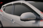 Дефлекторы на окна тонированные (6 элементов) Autoclover Hyundai Santa Fe 2012-2018