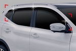 Дефлекторы на окна тонированные (6 элементов) Autoclover Nissan Qashqai 2014-2019