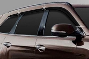 Дефлекторы на окна тонированные (6 элементов) Autoclover Hyundai Grand Santa Fe 2013-2019 ― Auto-Clover