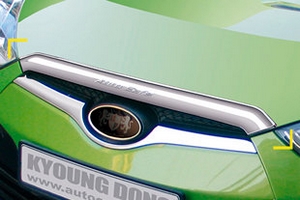 Хромированная накладка на капот Kyoungdong Hyundai Veloster 2011-2019 ― Auto-Clover