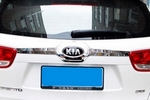 Хромированная накладка на крышку багажника вокруг логотипа OEM-Tuning KIA Sorento Prime 2015-2019