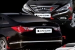 Хромированные молдинги на бампер Hyundai Sonata 2009-2014