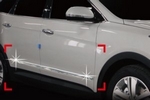 Хромированные молдинги на двери Autoclover Hyundai Grand Santa Fe 2013-2019