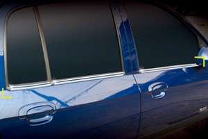 Хромированные молдинги на окна дверей (низ) Kyoungdong Hyundai Getz 2002-2011 ― Auto-Clover