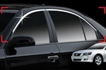 Хромированные молдинги на окна дверей (верх) Autoclover Hyundai Sonata 2004-2010