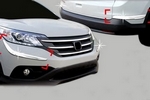 Хромированные молдинги на передний и задний бампер Autoclover Honda CR-V IV 2012-2016