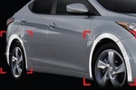 Хромированные накладки на арки колес Autoclover Hyundai Elantra 2010-2015