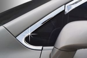Хромированные накладки на крепления зеркал Autoclover KIA Carens 2006-2013 ― Auto-Clover