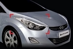 Хромированные накладки на передние фары Autoclover Hyundai Elantra 2010-2015