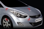 Хромированные накладки на передние фары Autoclover Hyundai Elantra 2010-2015