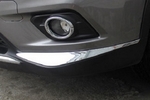 Хромированные накладки на передний бампер OEM-Tuning Nissan X-Trail 2014-2019
