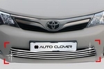 Хромированные накладки на решетку радиатора (низ) Autoclover Toyota Camry 2011-2017