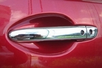 Хромированные накладки на ручки дверей (под кнопку) OEM-Tuning Mazda CX-5 2012-2017