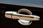 Хромированные накладки на ручки и чашки под ручки дверей OEM-Tuning Skoda Rapid 2012-2019