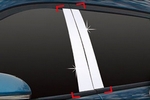 Хромированные накладки на стойки дверей Autoclover Hyundai Tucson 2015-2019