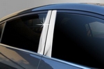 Хромированные накладки на стойки дверей Autoclover KIA Cerato 2013-2018