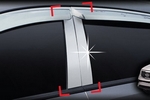 Хромированные накладки на стойки дверей Autoclover KIA Sportage 2010-2015