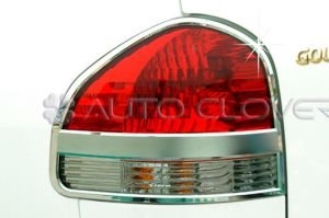 Хромированные накладки на задние фонари Autoclover Hyundai Santa Fe 2001-2005 ТагАЗ ― Auto-Clover