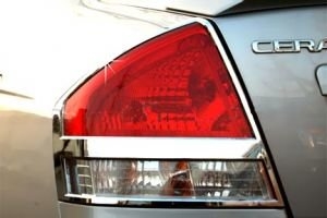 Хромированные накладки на задние фонари Autoclover KIA Cerato 2003-2008 ― Auto-Clover