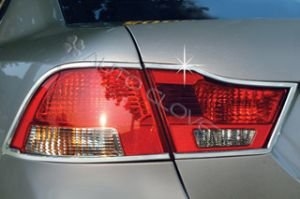 Хромированные накладки на задние фонари Autoclover KIA Magentis 2008-2010 ― Auto-Clover