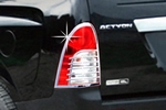 Хромированные накладки на задние фонари Autoclover SsangYong Actyon Sports 2006-2015