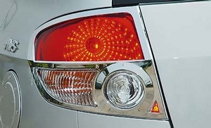 Хромированные накладки на задние фонари Cromax Hyundai Getz 2002-2011 ― Auto-Clover