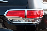 Хромированные накладки на задние фонари OEM-Tuning Jeep Grand Cherokee 2010-2019