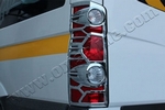 Хромированные накладки на задние фонари Omsa Line Volkswagen Crafter 2006-2019