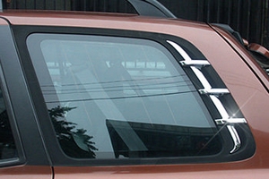 Хромированные накладки на задние стойки Cromax Hyundai Santa Fe 2001-2005 ТагАЗ ― Auto-Clover