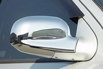 Хромированные накладки на зеркала без поворотника Cromax Hyundai Santa Fe 2001-2005 ТагАЗ
