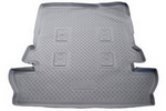 Коврик в багажник (7 мест) полиуретановый серый Norplast Toyota Land Cruiser 200 2007-2019